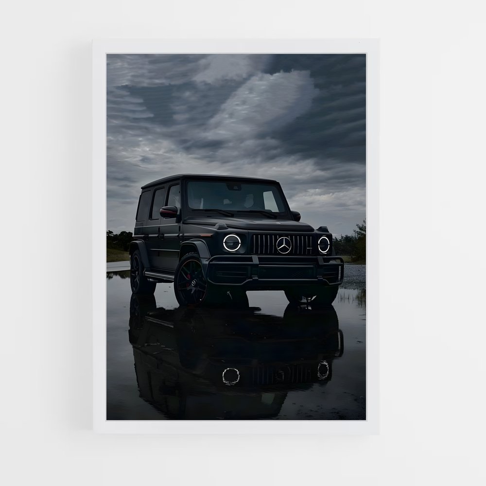 Poster Inondation Urbaine – affiche Mercedes (vue 3)